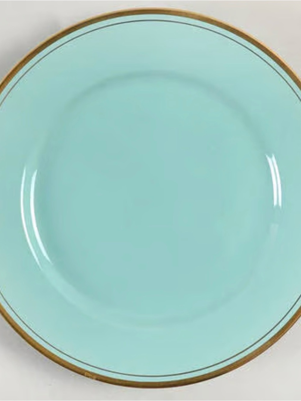 Fitz and Floyd Pavilion Salad Plate with Gold Rim